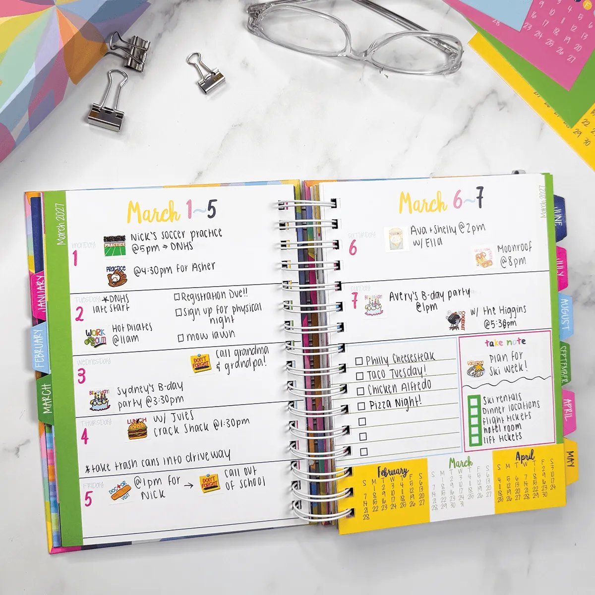 📅✨ 2027–2028 Reminder Binder – 24-Month All-in-One Life Planner
