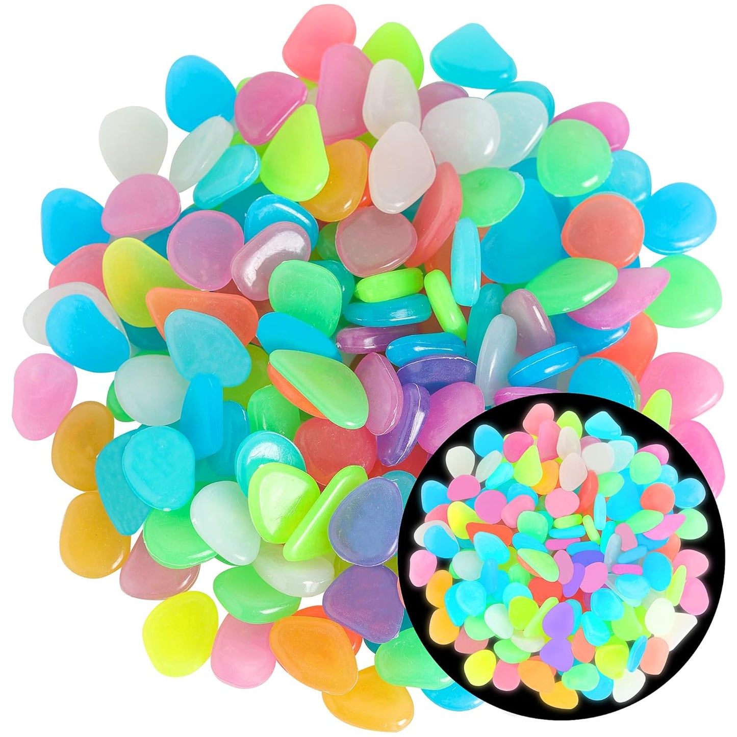 🔥 Limited Stock-50% OFF 🌟Luminous Stones – Mixed Color Glow Stones