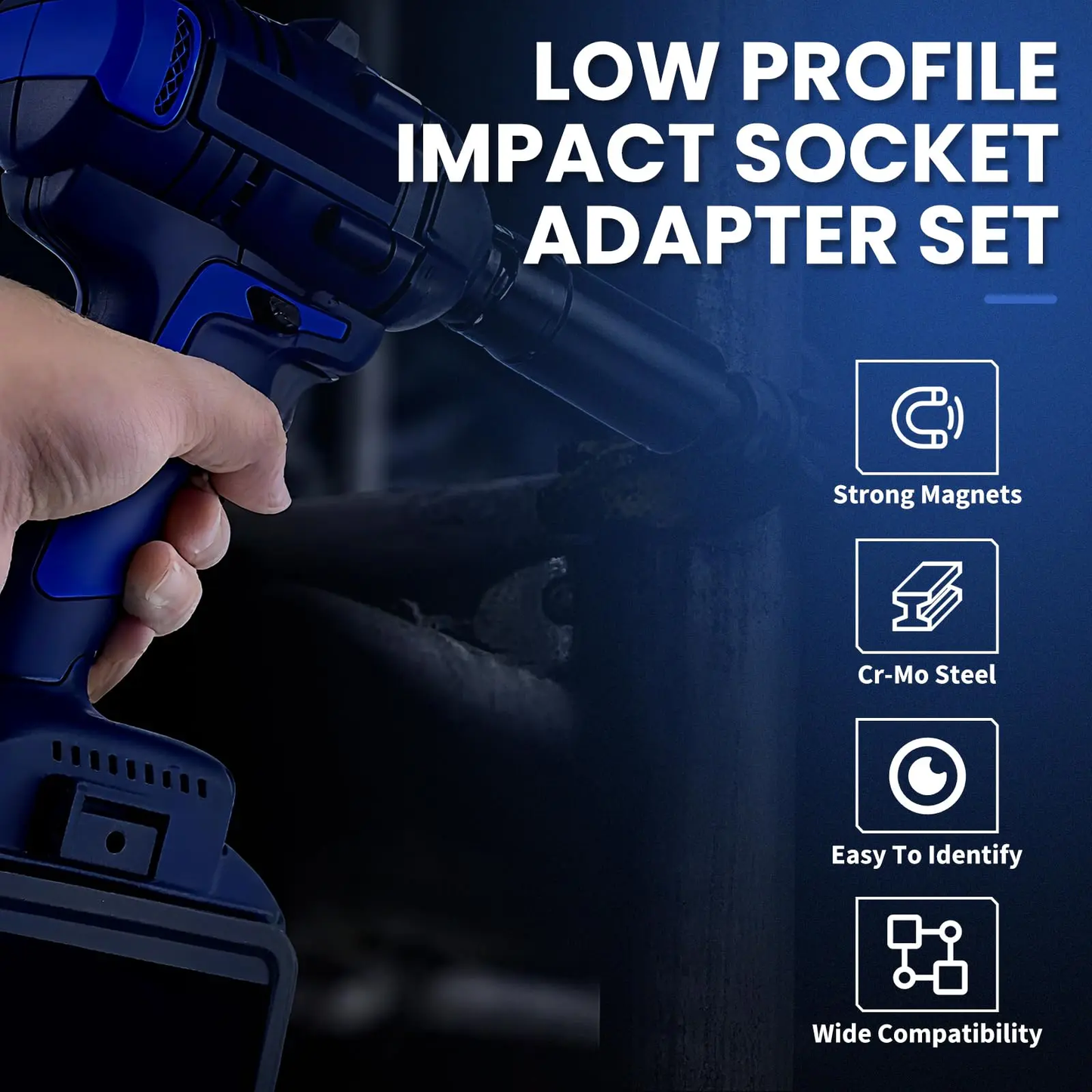 🔧2026 Upgraded Low Profile Impact Socket Adapter Set🔧