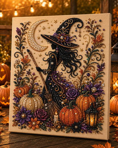 🔥 Up To 60% OFF Sale👻Halloween Pearl Art DIY Kit – Turn Tiny Pearls into Spooky-Cute Magic🧙