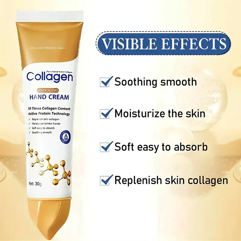 3 PCS✨ Collagen Hand Balm Set – Deep Moisturizing Hand Care for Dry, Cracked Hands 🎁