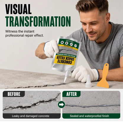 🛠️Waterproof Concrete Crack Filler for Indoor & Outdoor Use