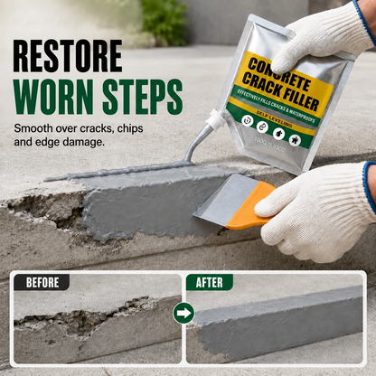 🛠️Waterproof Concrete Crack Filler for Indoor & Outdoor Use