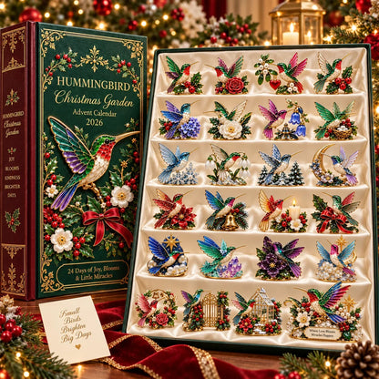 24 Days of Joy in Bloom — Hummingbird Christmas Garden Advent Calendar 2026