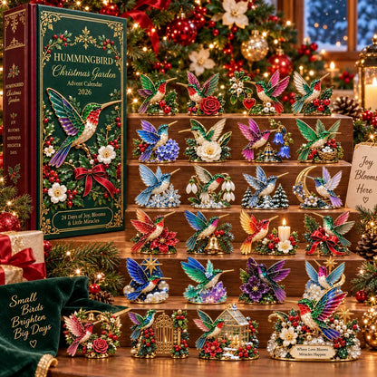 24 Days of Joy in Bloom — Hummingbird Christmas Garden Advent Calendar 2026
