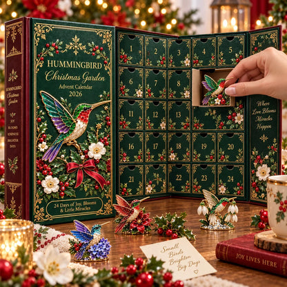 24 Days of Joy in Bloom — Hummingbird Christmas Garden Advent Calendar 2026