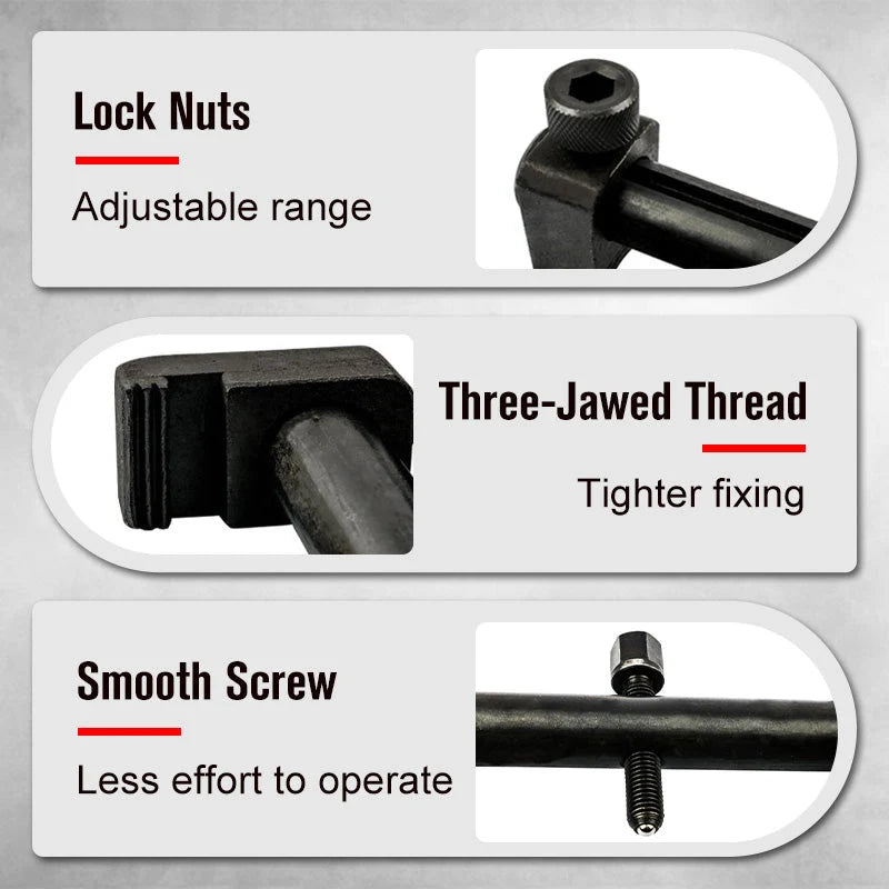 🔧⚙️ Adjustable Crankshaft Pulley Removal Tool – 50% OFF! Fits most vehicles, easy to use, heavy-duty – remove pulleys without hassle. 🚗