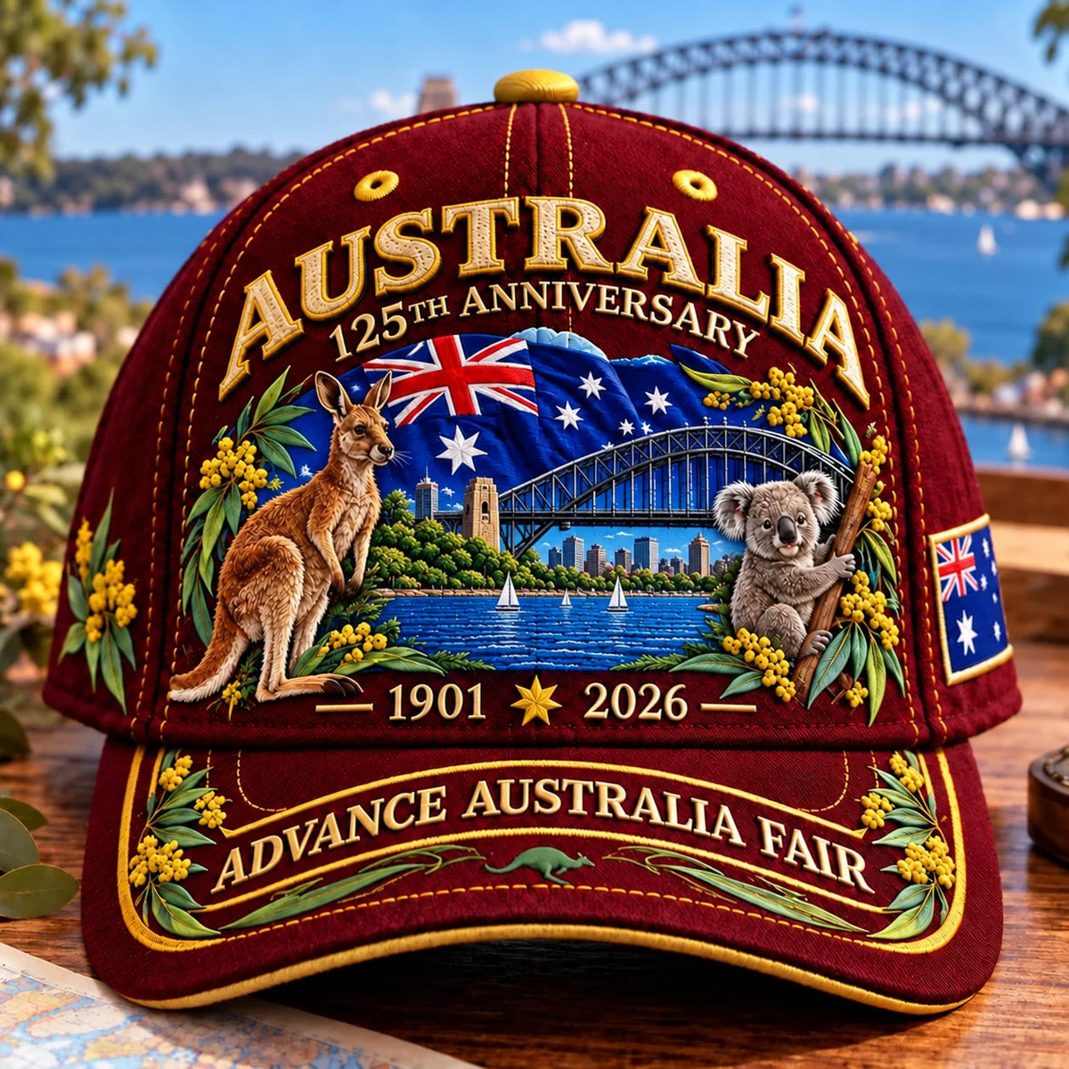 🦘Australia 125th Anniversary 1901–2026 Commemorative Cap