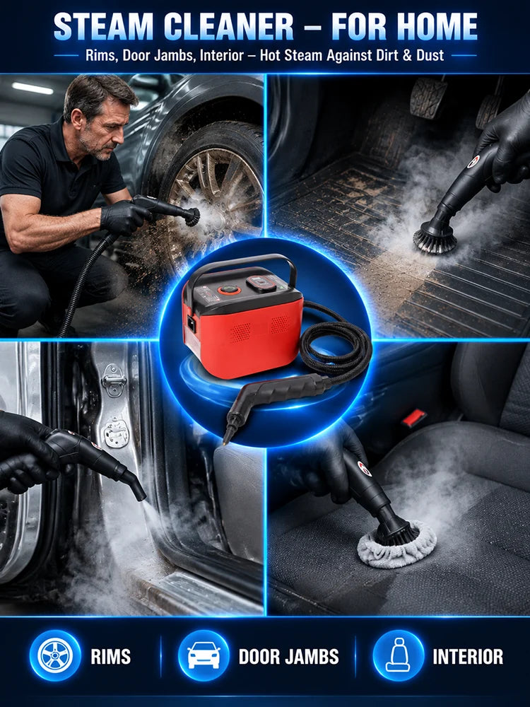 💨 ⚡ 100°C high-pressure steam melts stubborn grease in 3 seconds!