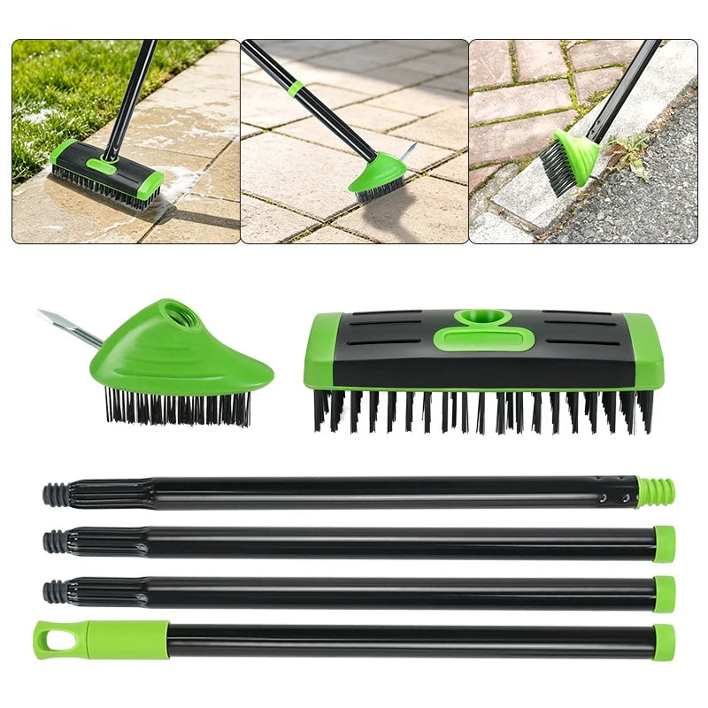 🔧 3-in-1 tool! Clear cracks, weeds, and moss 🌿