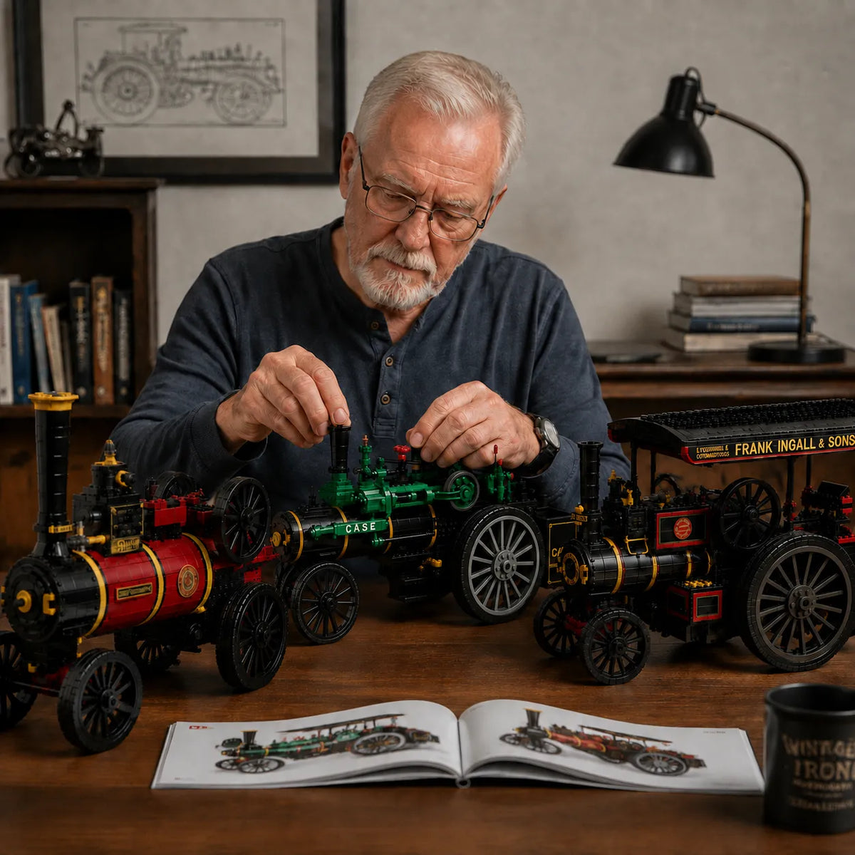 1876 Agricultural Engine Building Set