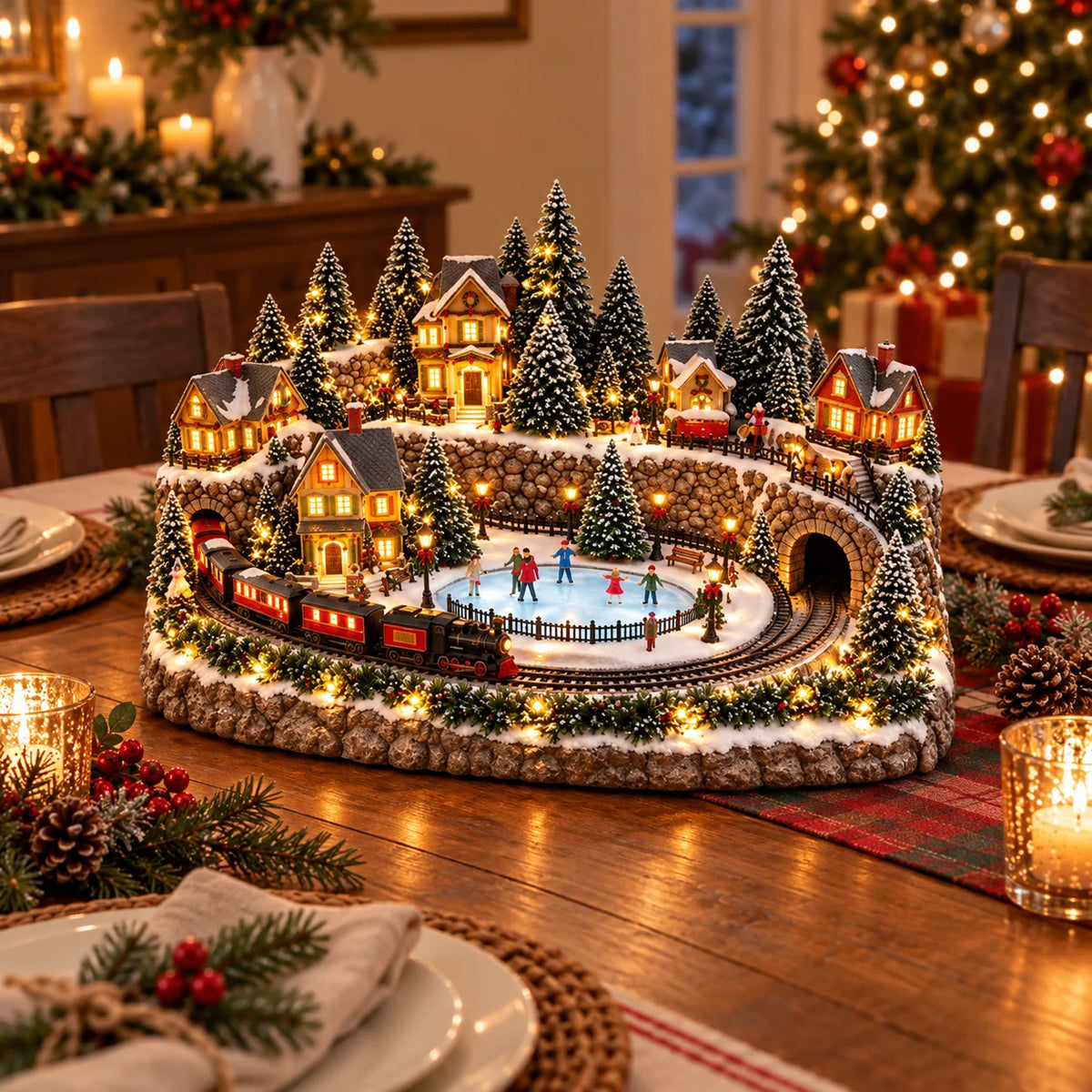 🎁Last Day 50% OFF🔥 Lighted & Animated Christmas Village Collection-✨