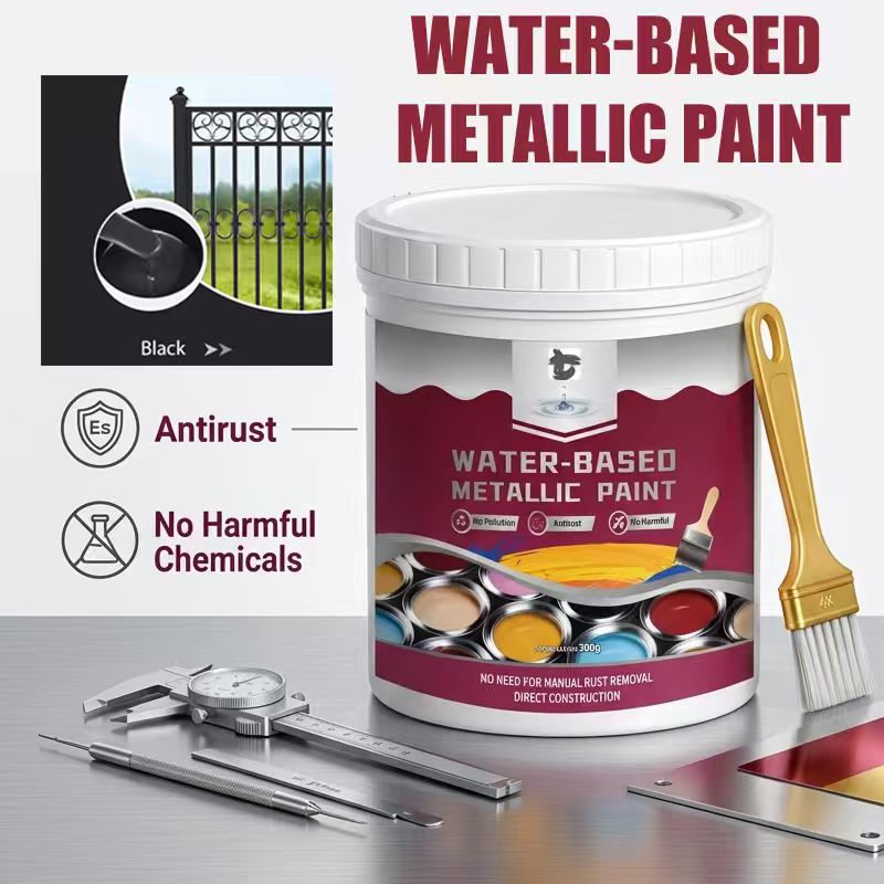 ⏳ 50% OFF Today! Rust Converter Metallic Paint – Covers Rust in One Coat, No Sanding Needed 🔨🛡️