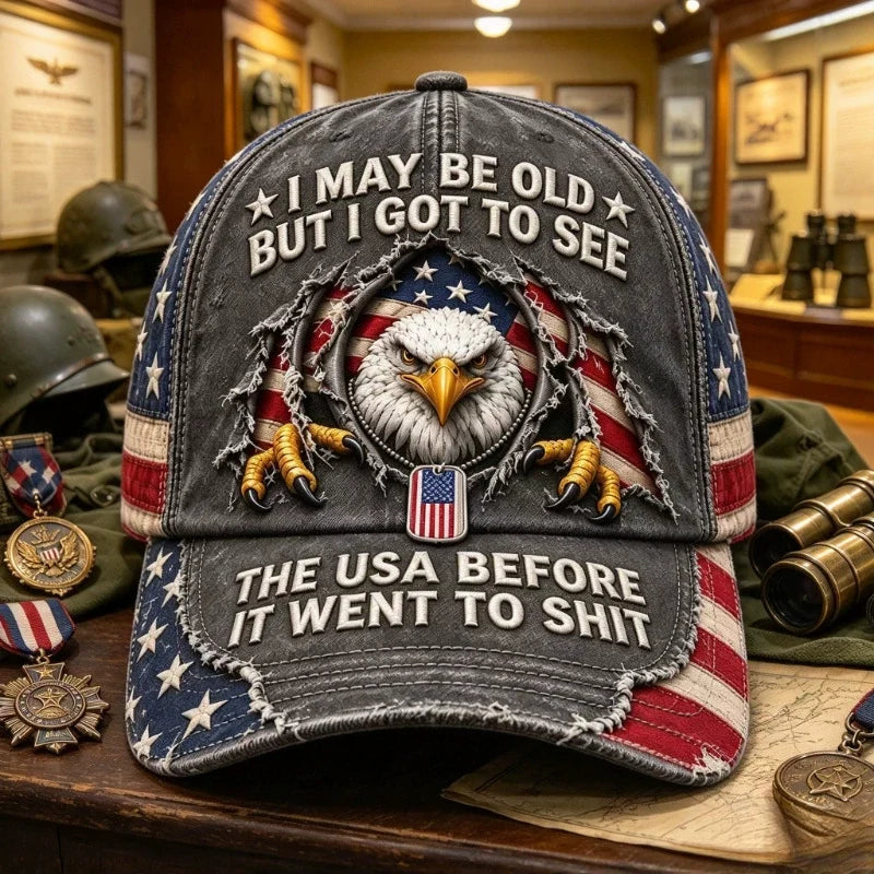 🦅Veteran heritage patriotic commemorative cap collection