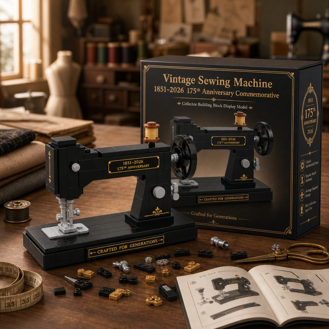 Sewing Machine Brick Building Set 175th Anniversary Collector Edition