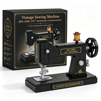 Sewing Machine Brick Building Set 175th Anniversary Collector Edition