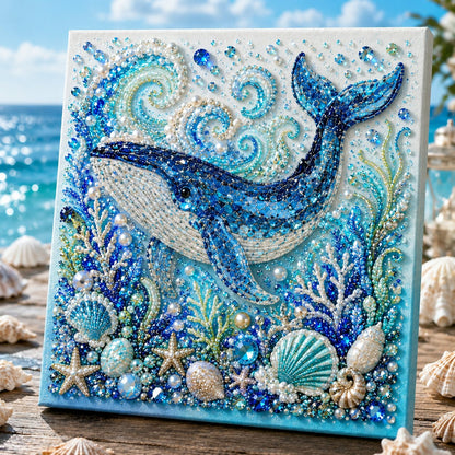 🔥 Up To 61% OFF Sale - 🌊✨ Ocean Theme Pearl Art DIY Kit – Relaxing DIY Craft to Create Stunning Coastal Artwork