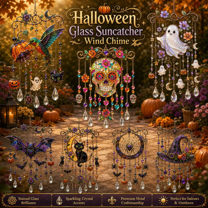 🎃LAST DAY 50% OFF - 👻☀️Halloween Suncatcher Wind Chime