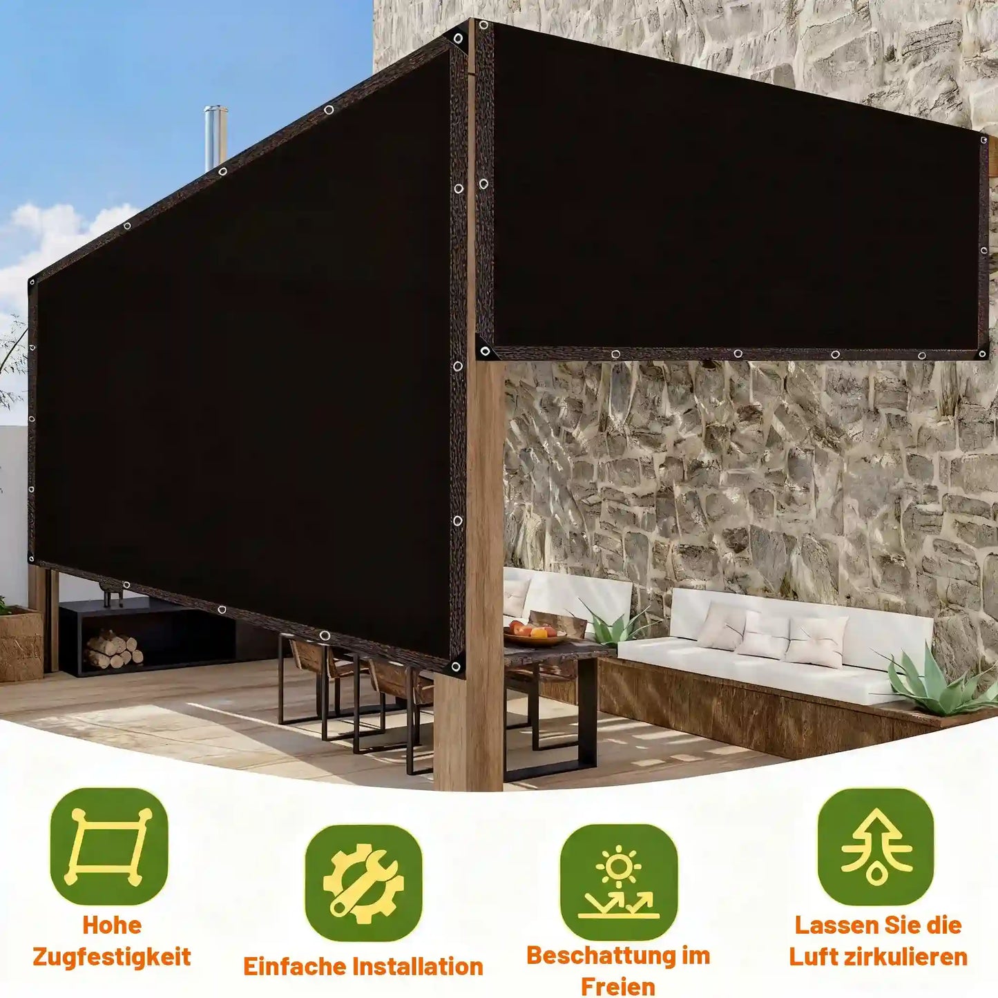 🔥Heavy Duty Sunblock Shade Cloth