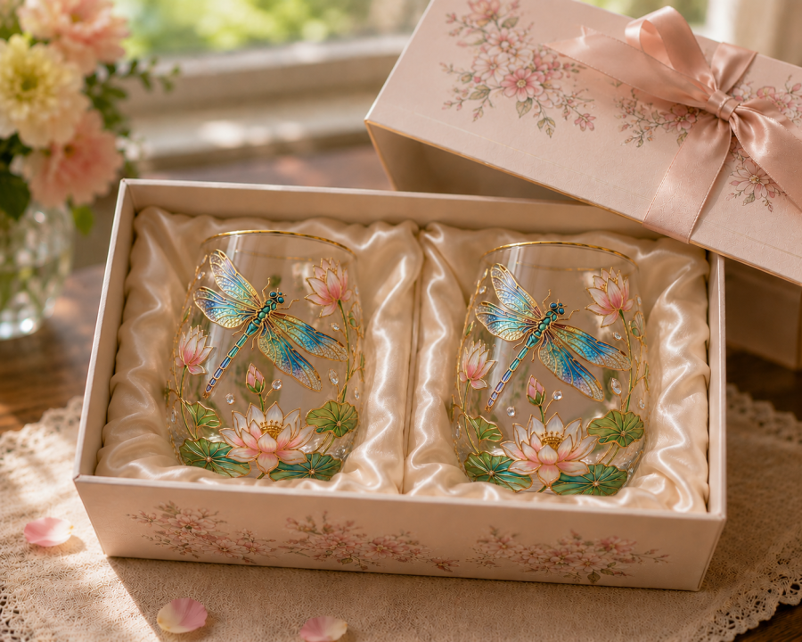 🧚‍♀️🐉 Limited Edition 2026 Faerie Dragon Glass Tea Cup ✨🌸