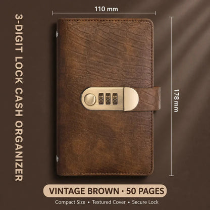 Locking Banknote Collection Booklet | Holds 100 Bills