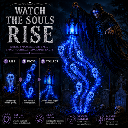 🎁 Today Only: 50% OFF 🎁Animated Halloween Soul Harvester Garden Light Collection💀