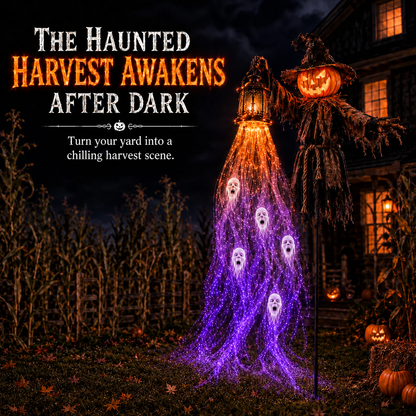 🔥 Today Only: 51% OFF 🎁Animated Halloween Headless Horseman Garden Light 💀