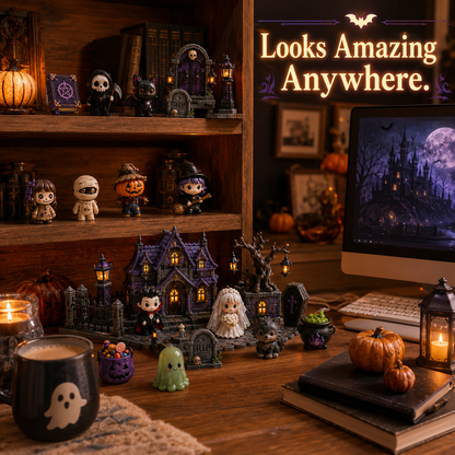 🔥Limited 50% OFF🎃 Halloween Countdown Blind Box | 👻 24 Days of Spooky Surprises 🕯️ One Mystery Figure Every Day ✨ Collect, Display & Celebrate Halloween Fun!