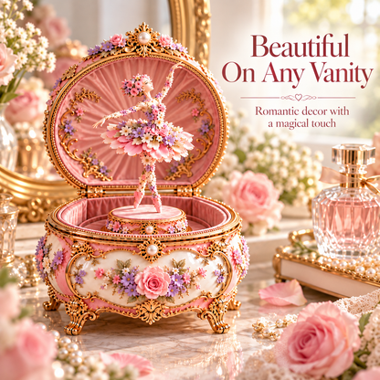 🌸 50% OFF Floral Ballerina Music Box – A Romantic Keepsake With a Magical Butterfly Reveal 🦋