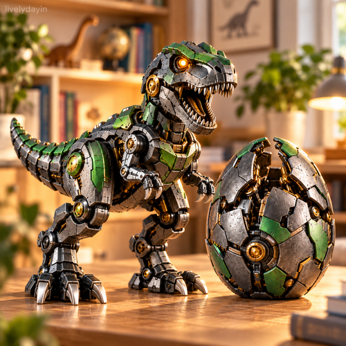 🔥⚙️🦖 Mechanical T-Rex Egg – From Mysterious Egg to Mighty Robotic Dinosaur！！！