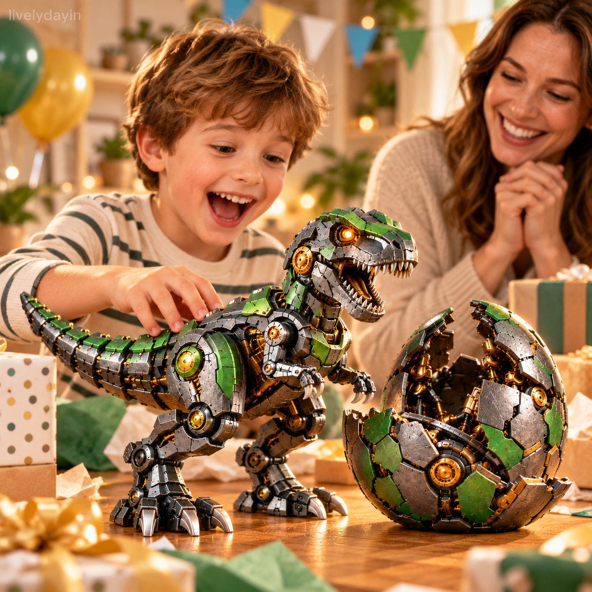 🔥⚙️🦖 Mechanical T-Rex Egg – From Mysterious Egg to Mighty Robotic Dinosaur！！！