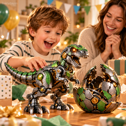🔥⚙️🦖 Mechanical T-Rex Egg – From Mysterious Egg to Mighty Robotic Dinosaur！！！