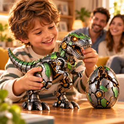 🔥⚙️🦖 Mechanical T-Rex Egg – From Mysterious Egg to Mighty Robotic Dinosaur！！！