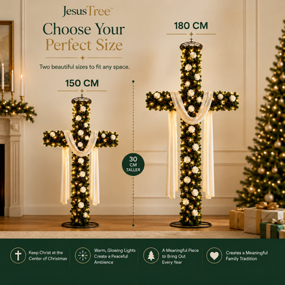 🎄 50% OFF 🙏 Lighted Christmas Cross – Meaningful Holiday Home Decor
