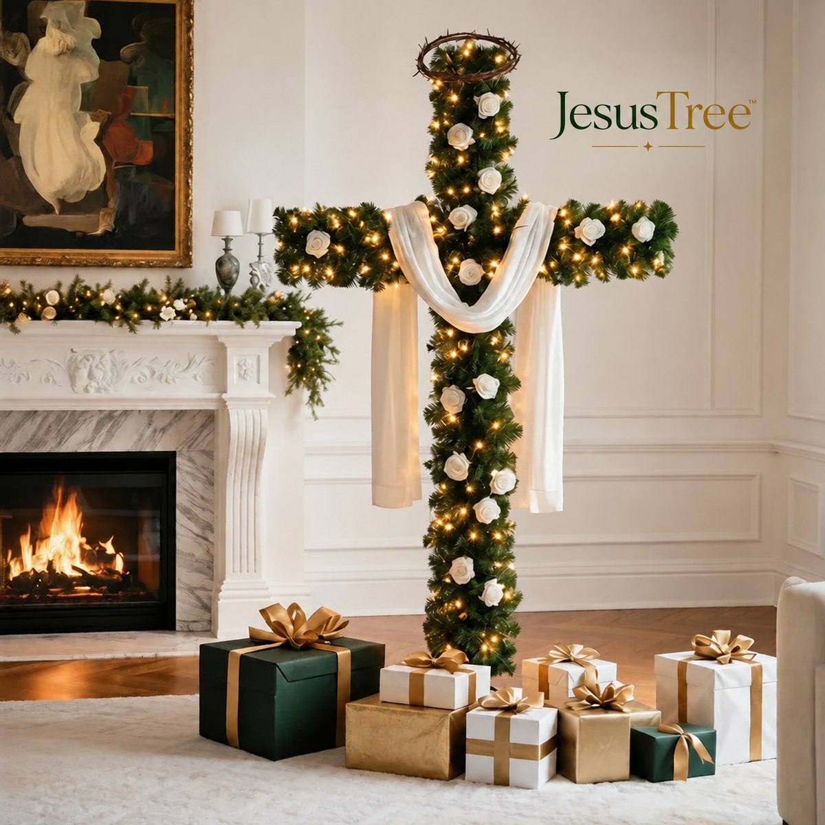 🎄 50% OFF 🙏 Lighted Christmas Cross – Meaningful Holiday Home Decor