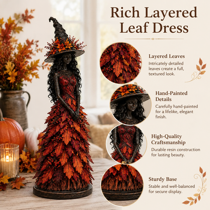 🔥LAST DAY 50% OFF - 🧙‍♀️Enchanted Autumn Witch Figurine (📦Buy 2 Free Shipping)