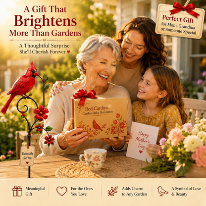 🐦 Red Cardinal Garden Stake Decoration – Bring Vibrant Color & Timeless Charm to Your Garden
