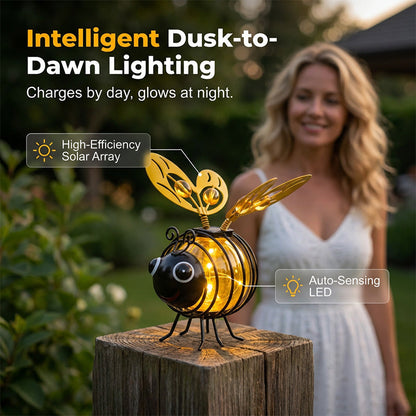 🌙🍃🪴 LIMITED-TIME 55% OFF! Hanging Solar Bee Light – Spread Joy Day and Night 🌞🌜