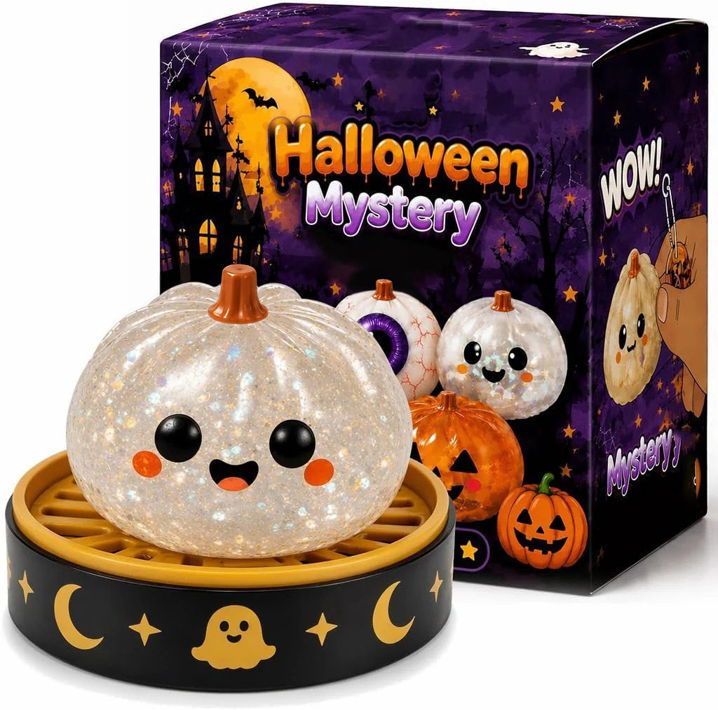 🎃🎃🎃👻 Last Day 50% OFF – Cute Halloween Ghost Squishy 👻 | Your New Little Spooky Buddy🖐️