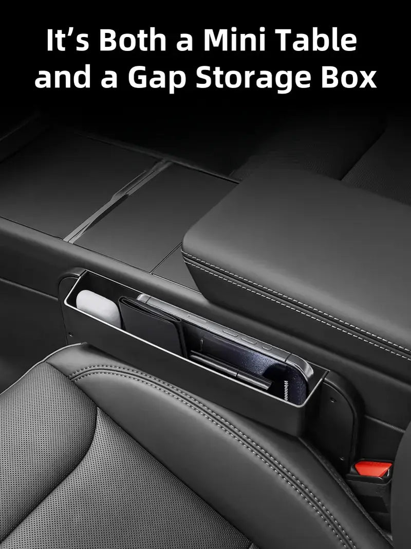 🔥 50% OFF Today | 2-in-1 Steering Wheel Tray & Seat Gap Organizer
