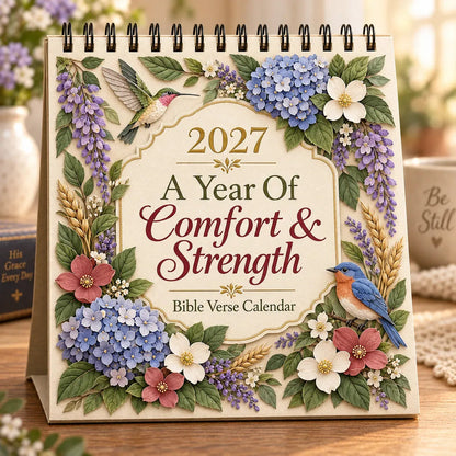 🗓️✨ 2027 Bible Verse Calendar – A Year Of Comfort, Strength & Scripture