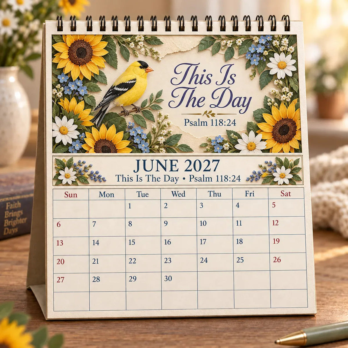 🗓️✨ 2027 Bible Verse Calendar – A Year Of Comfort, Strength & Scripture