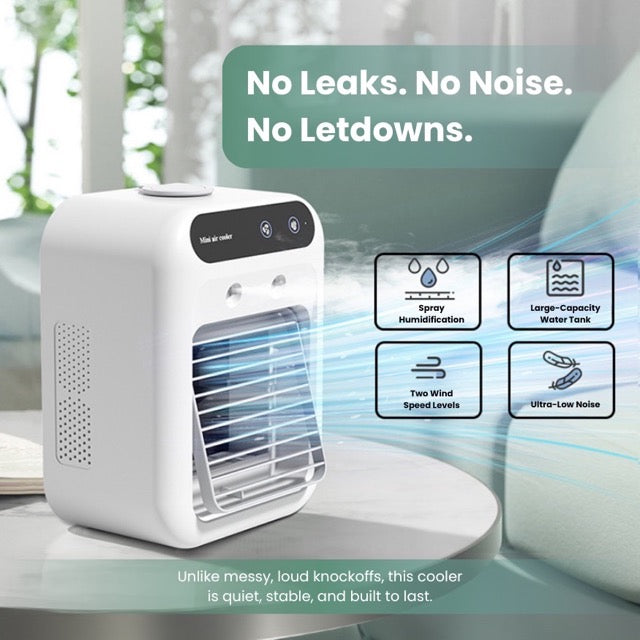 Mini Portable 3-in-1 Quiet Air Conditioner|Rechargeable & USB-Powered
