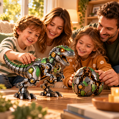 🔥⚙️🦖 Mechanical T-Rex Egg – From Mysterious Egg to Mighty Robotic Dinosaur！！！