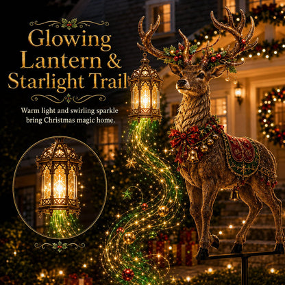 🔥Last day with huge discounts!✨ Light-Up Christmas Reindeer Yard Stake 🦌