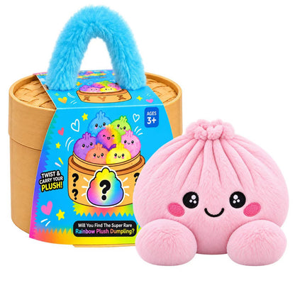 🥟 Cute Dumpling Plush Surprise 🎁 | Super Soft & Huggable with Adorable Steamer Basket 💕