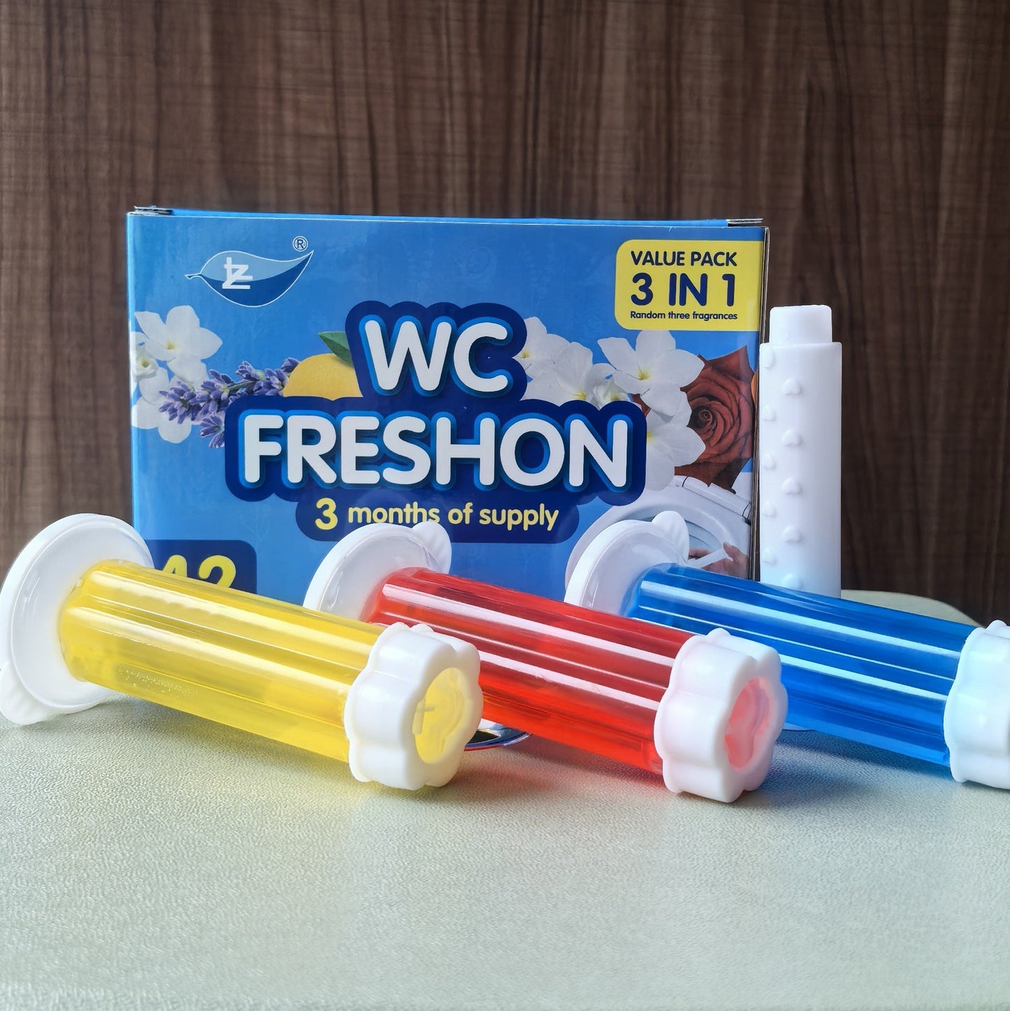 🔥Buy Two Get One🎁42 Flowers Toilet Gel Stamp-Keeps Toilet Clean & Fresh with Every Flush🌸