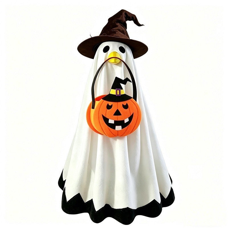 Porch Goose Halloween Series Outfits - Suit For 23 Inches Goose Statue