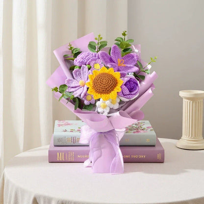 🎁Forever Flowers for Mom — Handmade Crochet Bouquet 💐