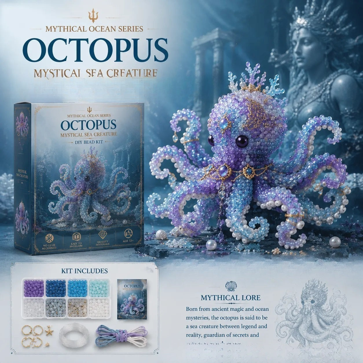 🌊Mythical Ocean DIY Beads Jewelry Making Kit